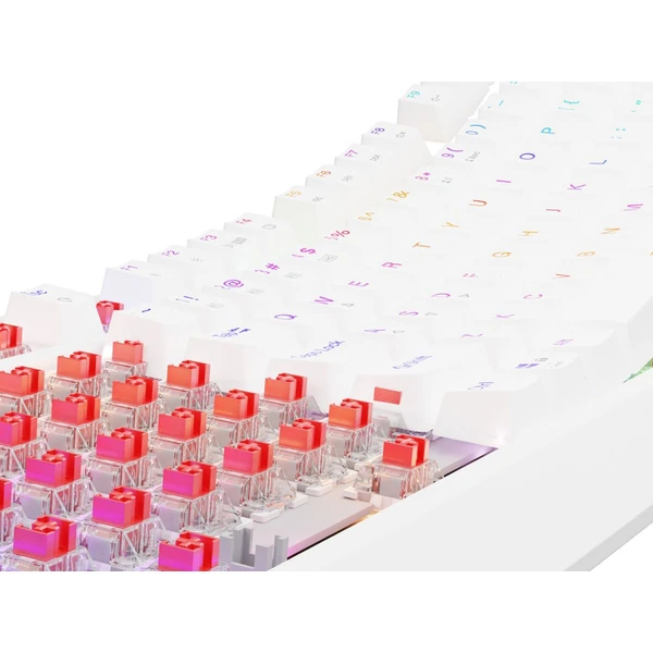Genesis THOR 230 TKL RGB bezdrôtová mechanická klávesnica biela Outemu Red - Klávesnice - Obrázok Z4I5000O01