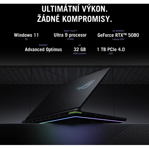 ASUS ROG Strix G16 (G615LW-NEBULA054) RTX 5080 sivý - Notebooky - Obrázok Z4MD000J01