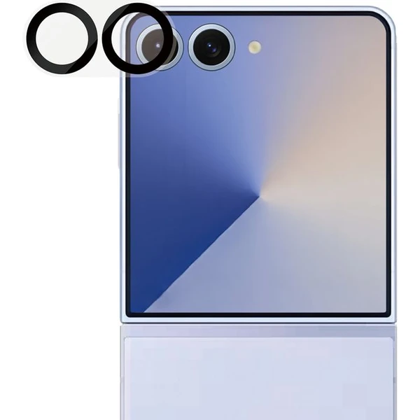 PanzerGlass® Hoops™ krúžky pre šošovky fotoaparátu Samsung Galaxy Z Flip7 číre - Ochranné fólie a sklo - Hlavný obrázok