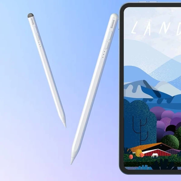 Baseus Smooth Writing 2 stylus s LED indikátormi biely - Stylusy - Obrázok Z4UF000P01