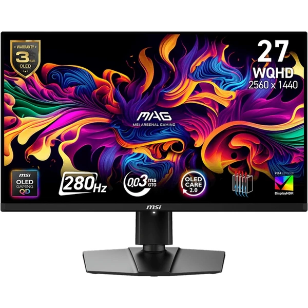MSI MAG 271QP QD-OLED X28 herný monitor 26,5" - Monitory - Hlavný obrázok