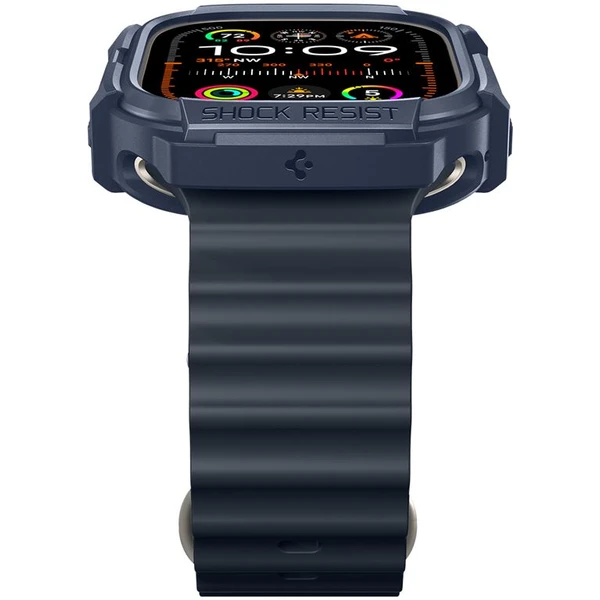 Spigen Rugged Armor kryt Apple Watch Ultra 3/2/1 (49mm) modrý - Puzdra - Obrázok Z5A1000P01