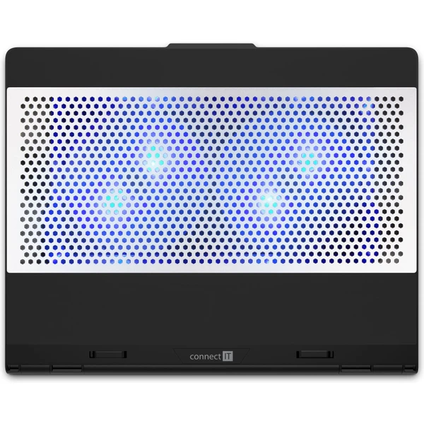 CONNECT IT FrostBlast chladiaca podložka pod notebook s modrým podsvietením čierna - Chladiace podložky - Obrázok Z5N0000P01