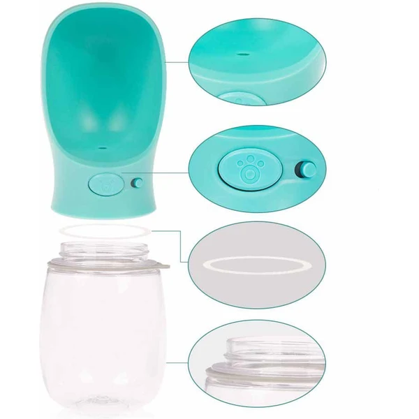 Reedog Aqua Travel cestovná fľaša pre psov 550 ml - Inteligentné fľaše - Obrázok Z6QT000501
