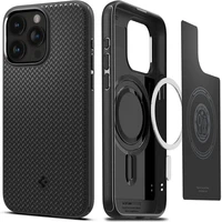Spigen Mag Armor MagFit kryt iPhone 15 Pre matne čierny - Puzdra