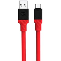 Tactical Fat Man kábel USB-A/USB-C (1m) červený - Káble