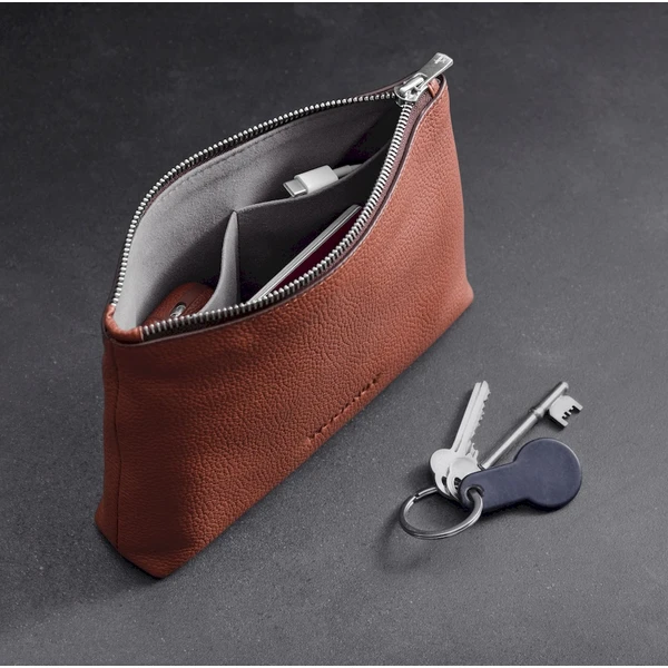Woolnut Leather Pouch kožené púzdro hnedé - Organizéry - Obrázok Z768000701
