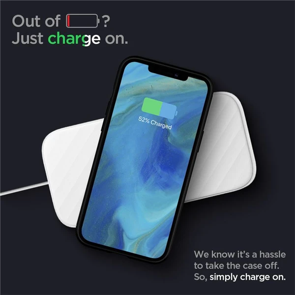 Spigen Rugged Armor kryt iPhone 12 / 12 Pro čierny - Puzdra - Obrázok Z7B3200401