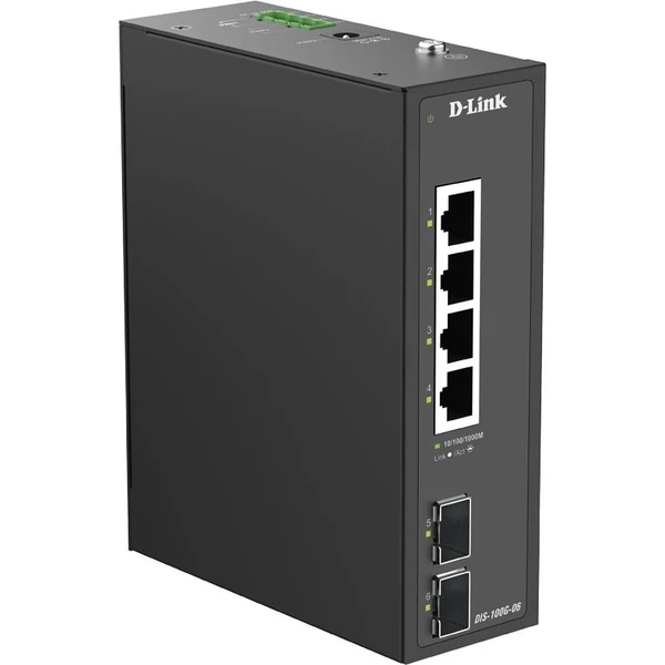D-Link 6-portový gigabitový priemyselný nespravovaný switch - Switche - Hlavný obrázok