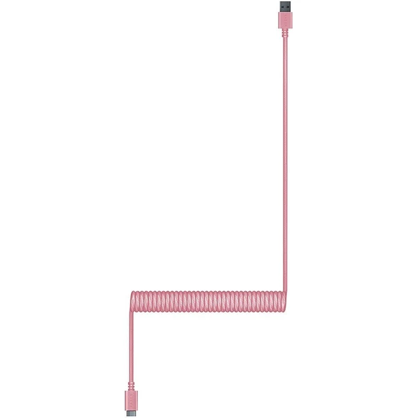 Razer PBT Keycap + Coiled Cable Upgrade Set ružová US/UK - Náhradné klávesy - Obrázok Z7FXF00101