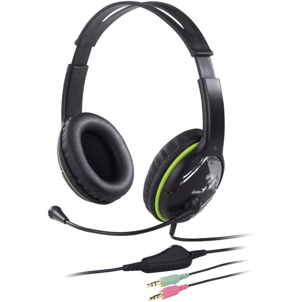 Genius HS-400A slúchadlá s mikrofónom čierna - Slúchadlá - Hlavný obrázok