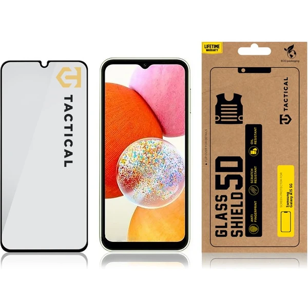 Tactical Glass Shield 5D sklo pre Samsung Galaxy A15 5G čierne - Ochranné fólie a sklo - Obrázok Z8R1000N01