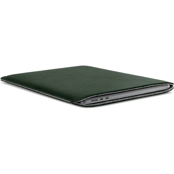 Woolnut kožené Sleeve púzdro pre 15" MacBook Air tmavo zelené - Puzdra - Obrázok Z8SR100501