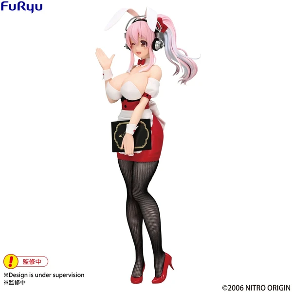 Soška Fury BiCute Bunnies: Super Sonico - Waitress Vesion 28 cm - Sochy a sošky - Obrázok Z8T9000O01