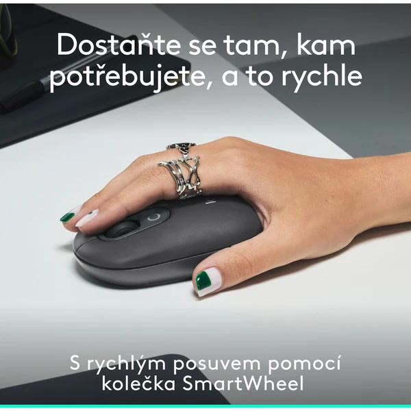 Logitech POP myš grafitová - Myši - Obrázok Z8U8000O01