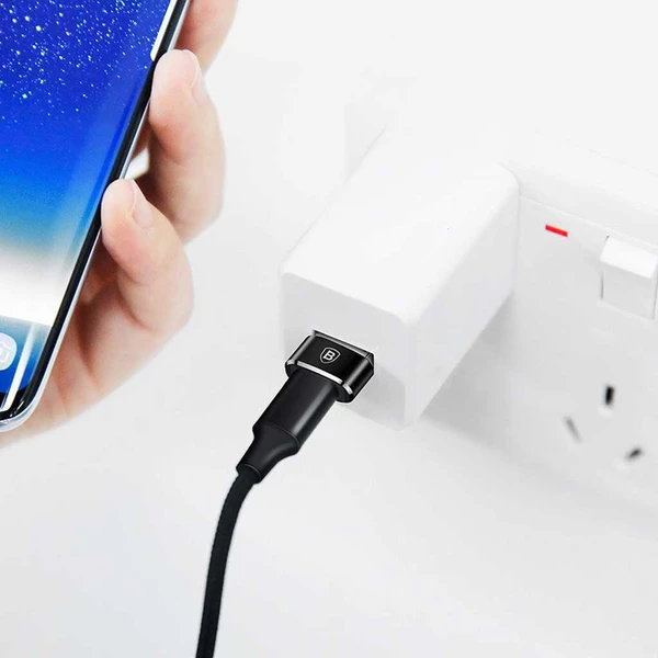 Baseus prevodník USB-A na USB-C čierny - Redukcie - Obrázok Z90T200301
