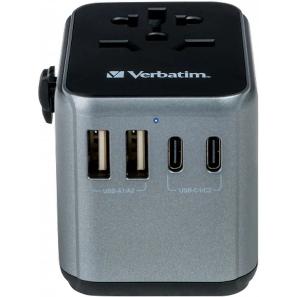 VERBATIM Universal Travel Adapter UTA-03 Cestovný adaptér - Zásuvky - Obrázok Z953000O01