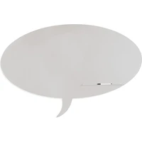 Rocada Skin Shape Talk 6440-7035 magnetická tabuľa svetlo šedá RAL 7035 - Magnetické tabule
