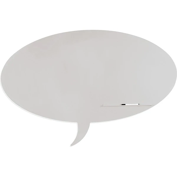 Rocada Skin Shape Talk 6440-7035 magnetická tabuľa svetlo šedá RAL 7035 - Magnetické tabule - Hlavný obrázok