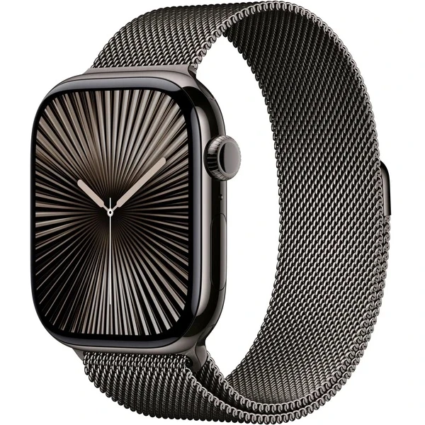 Apple Watch Series 10 Cellular 46mm titán (Kategória B) - Inteligentné hodinky - Hlavný obrázok