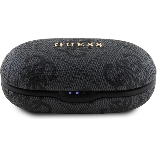 Guess True Wireless 4G PU Metal Logo BT5.3 Stereo Earphones čierne - Slúchadlá - Obrázok ZA52000N01