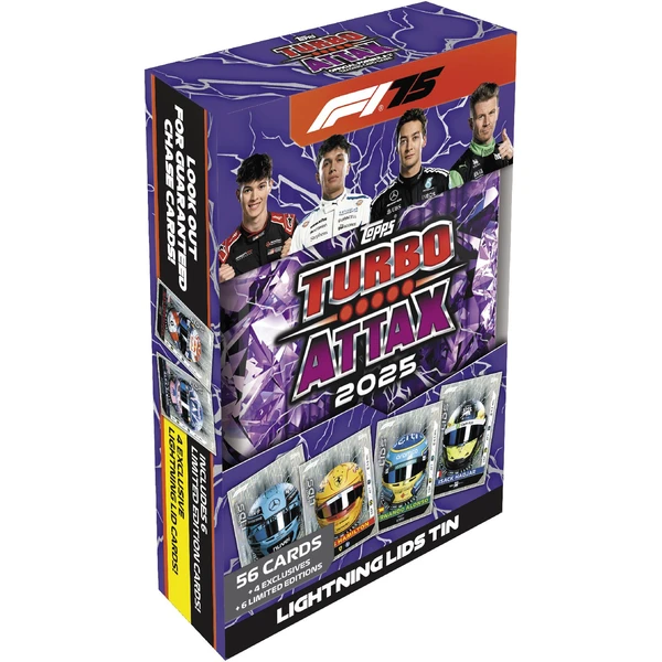 Topps Formula 1 2025 Turbo Attax - Mega Tin - Karty Formula 1 - Obrázok ZAAF000K01
