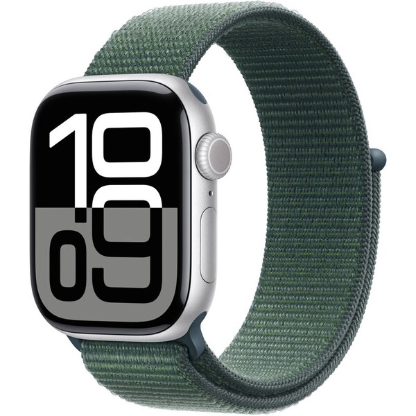 Apple Watch 41/40/38mm jazerne zelený prevliekací športový remienok
