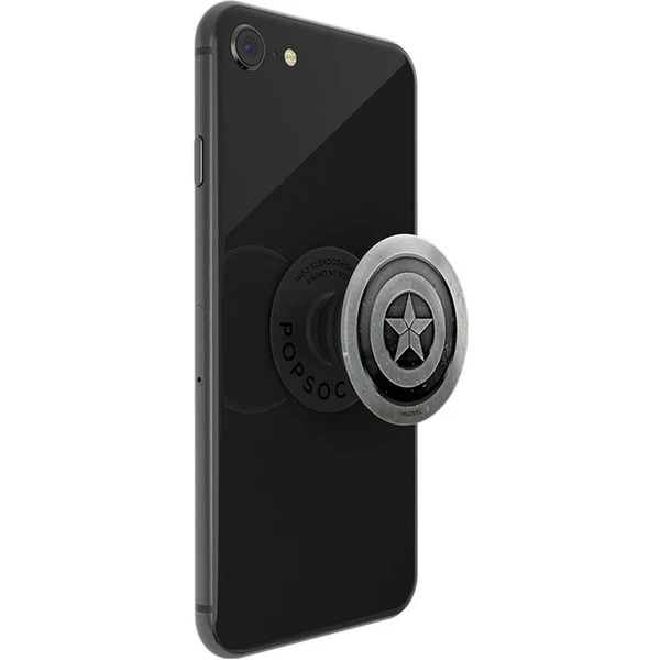 PopSockets PopGrip - Captain America Monochrome - Držiaky - Obrázok ZAX5000O01