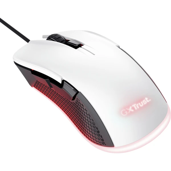 Trust GXT 922W YBAR herná myš biela - Myši - Obrázok ZAZ6000K01