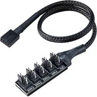Akasa FLEXA FP5H 5 x PWM z MB PWM - Káble a redukcie