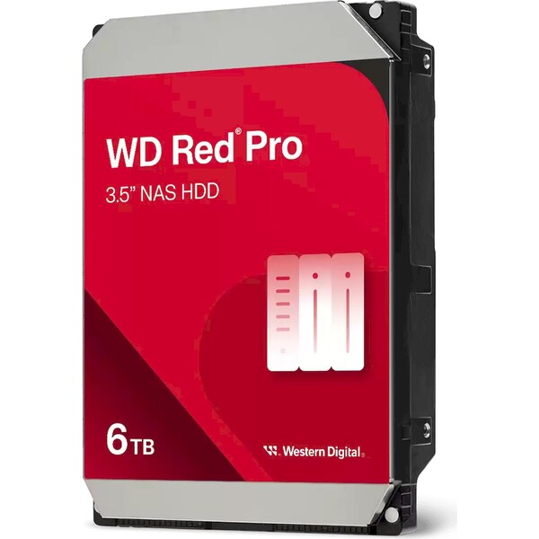 WD Red Pro (TBWD6005FFBX) HDD 3,5" 6TB - Pevné disky - Hlavný obrázok