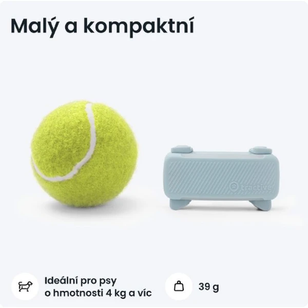 Tractive GPS DOG 6 lokátor polohy a aktivity pre psov mätový - GPS Moduly  - Obrázok ZBTD000L01