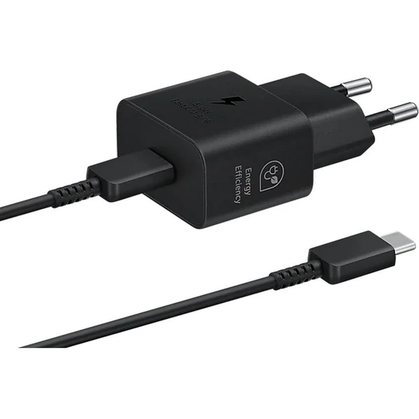 Samsung USB-C 25W GaN nabíjačka (s káblom) čierna - Nabíjačky - Hlavný obrázok
