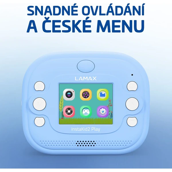 LAMAX InstaKid2 Play detský fotoaparát modrý - Fotoaparáty - Obrázok ZCAK000K01