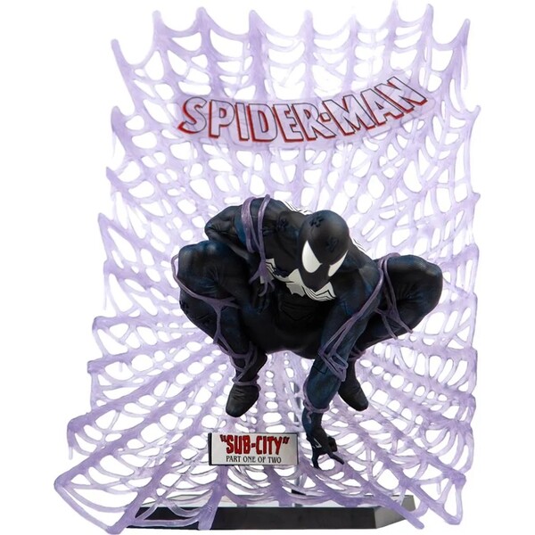 E-shop Figúrka McFarlane Toys MARVEL COLLECTION - SPIDER-MAN (SPIDER-MAN #1 BLACK SUIT) (CHASE) 30 cm