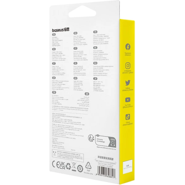 Dátový kábel Baseus Flash USB-C/USB-C 1m 240W čierny - Káble - Obrázok ZCGE000L01