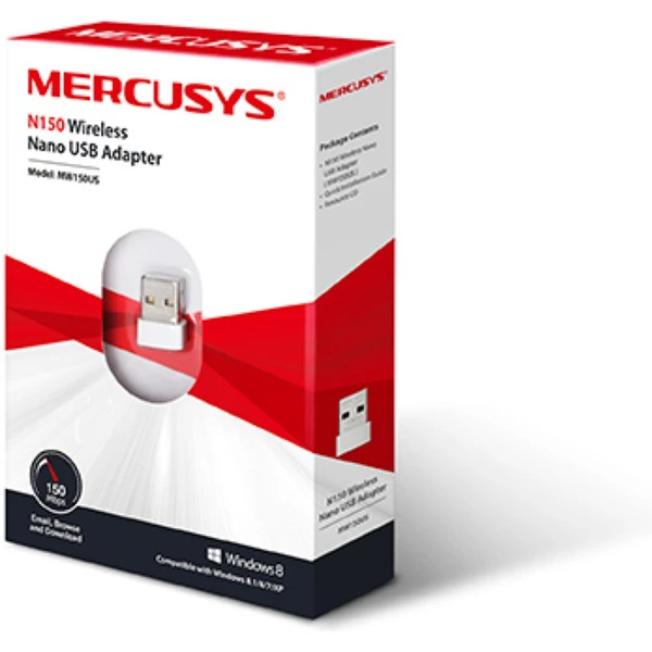 Mercusys MW150US USB adaptér - Sieťové karty - Obrázok ZCR7300401