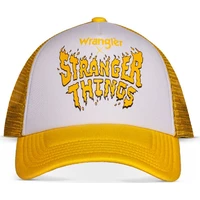 Trucker šiltovka Wrangler Stranger Things - Žlté logo - Čiapky a klobúky