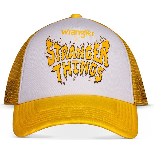 E-shop Trucker šiltovka Wrangler Stranger Things - Žlté logo