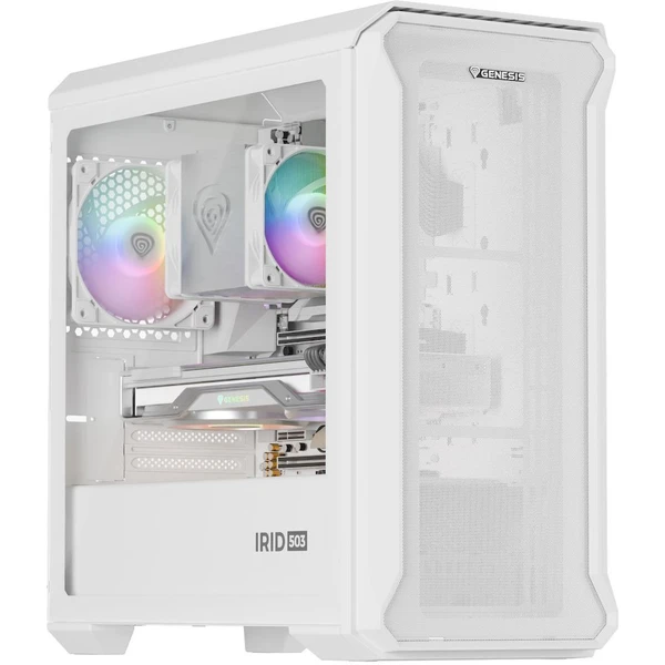 Genesis IRID 503 ARGB LITE biela - Počítačové skrine - Obrázok ZCZE000K01