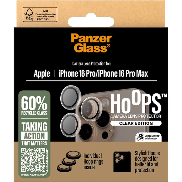 PanzerGlass® HoOps™ Apple iPhone 16 Pro/15 Pro/16 Pro Max/15 Pro Max číry - Ochranné fólie a sklo - Obrázok ZD08000P01