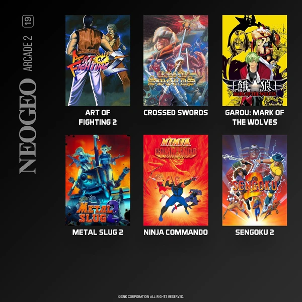 Evercade NEOGEO Arcade 2 - Hry pre Retro konzoly - Obrázok ZD4K000K01