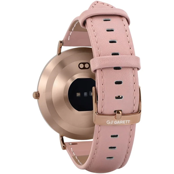 Garett Smartwatch Verona zlatá, ružový remienok - Inteligentné hodinky - Obrázok ZDEM300401