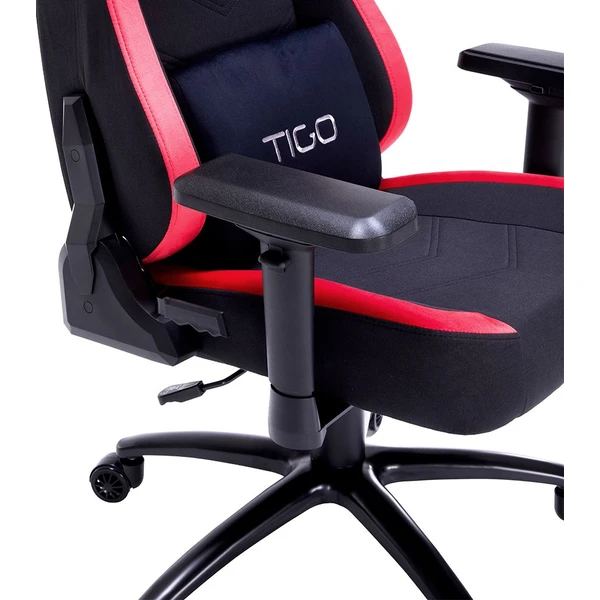 TIGO Raider herná stolička čiernočervená - Stoličky - Obrázok ZDMF000K01