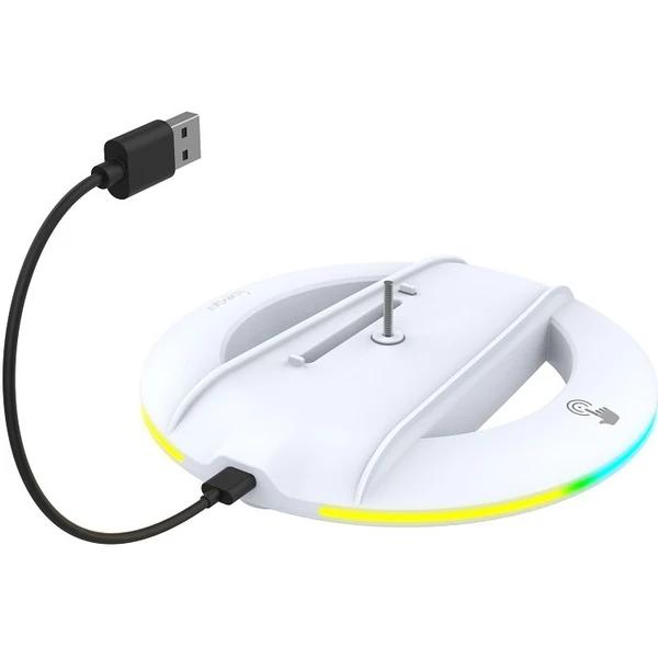 iPega P5S025S Vertikálne Stojan s RGB pre PS5 Slim/PS5 Pro biely - Stojany - Obrázok ZDX3000P01