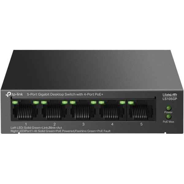Prepínač TP-Link LS105GP - Switche - Hlavný obrázok