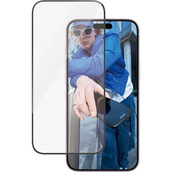 PanzerGlass® Ultra-Wide Fit Apple iPhone 16 Plus/15 Plus s inštalačným rámčekom - Ochranné fólie a sklo - Hlavný obrázok