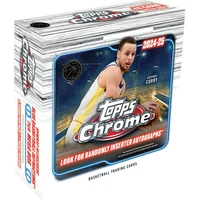 Basketbalové karty Topps 2025 - Chrome Basketbal Mega Box - Basketbalové karty