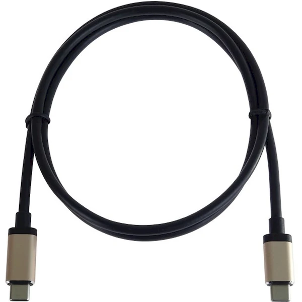 PremiumCord USB-C/USB-C napájací kábel 60W 0,5m zlatý - Káble a redukcie - Obrázok ZFLF000K01