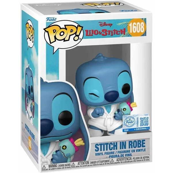 Funko POP! #1608 Disney: Lilo & Stitch - Stitch in Robe - Funko POP! - Obrázok ZGDK000K01